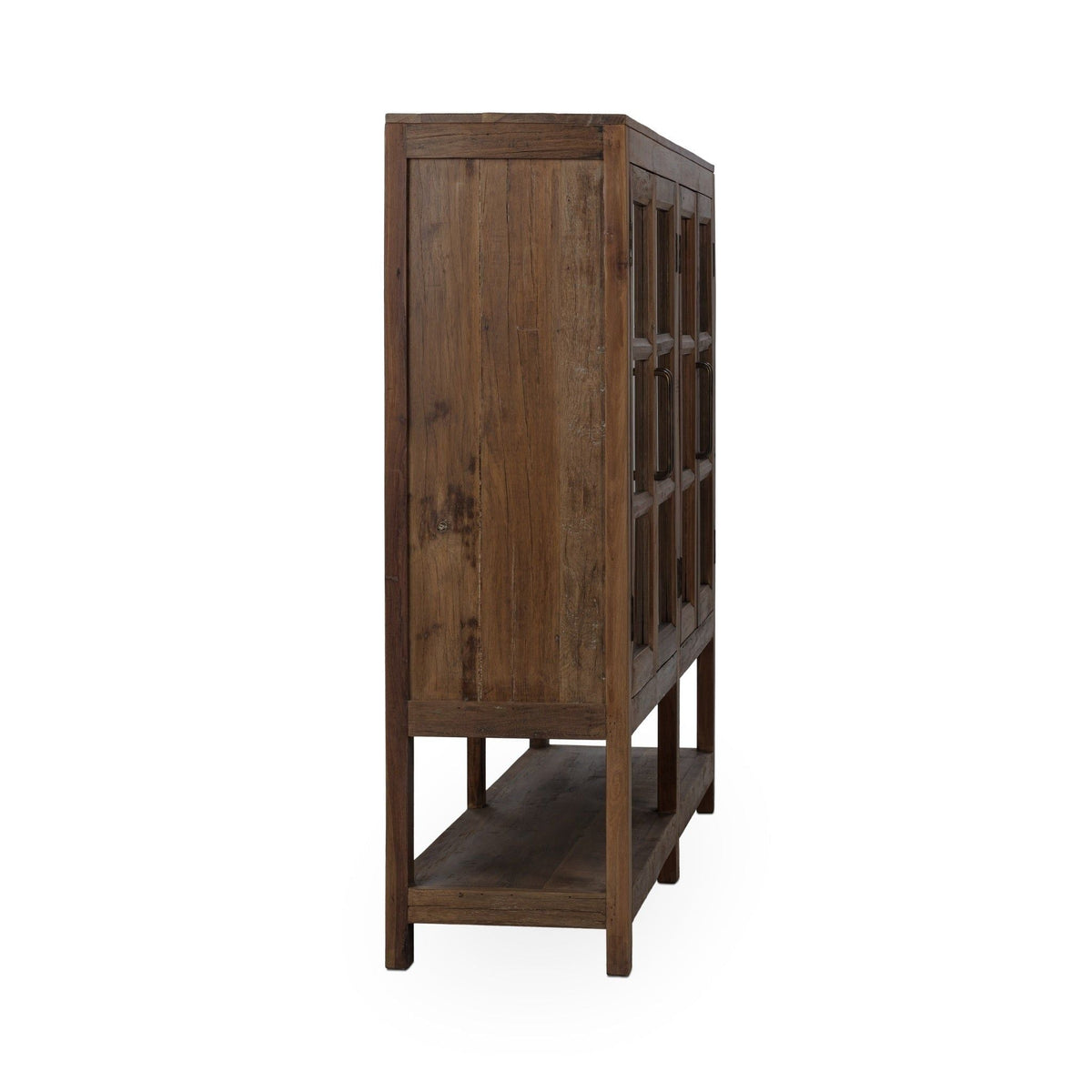 Kharga - 4 Door Cabinet - Natural - Select Living Furniture - Accent Cabinets - Classic Home - 52010987 - Kharga - 4 Door Cabinet - Natural -