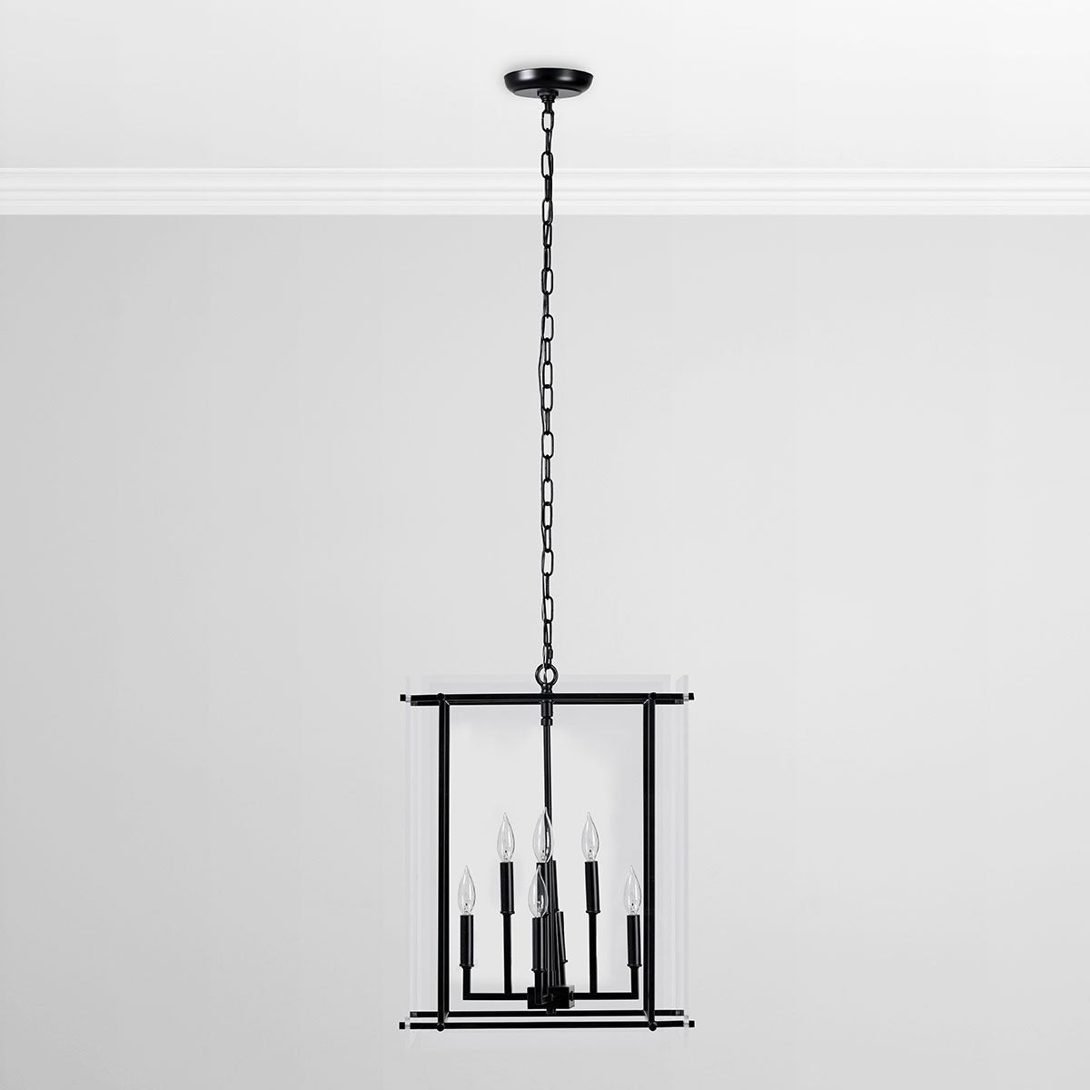 Kiran - Chandelier - Black - Select Living Furniture - Chandeliers - Classic Home - 56004183 - Kiran - Chandelier - Black -