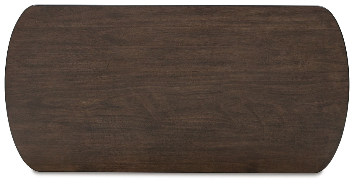 Korestone - Lift Top Cocktail Table - Dark Brown - Select Living Furniture - Cocktail Tables - Signature Design by Ashley® - T679-9 - Korestone - Lift Top Cocktail Table - Dark Brown -