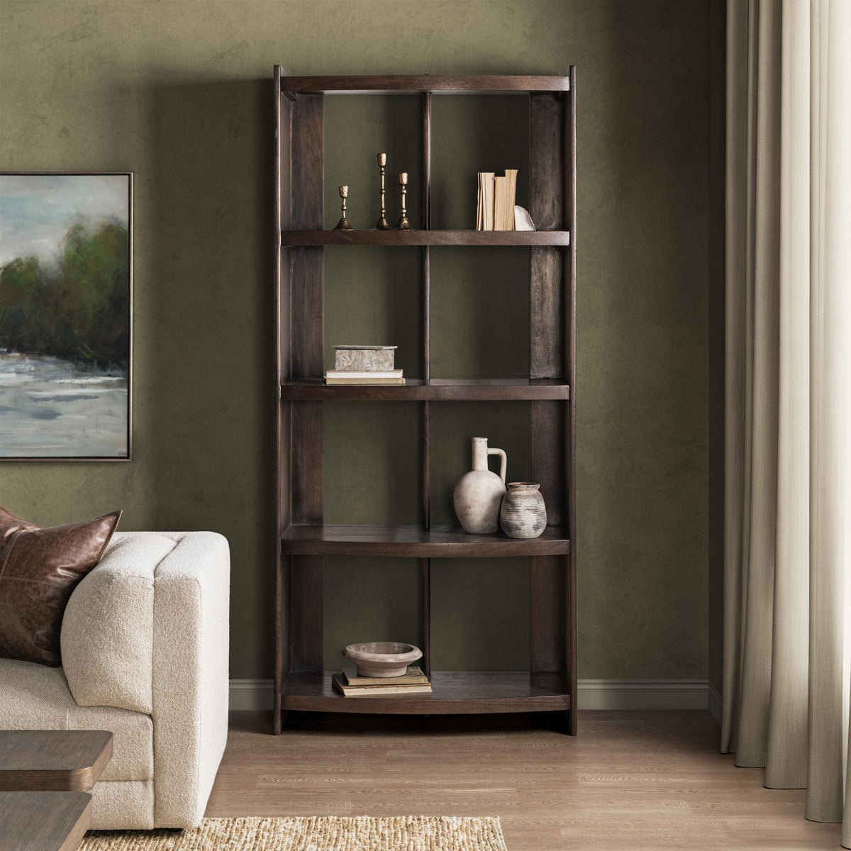 Kyra - Bookshelf - Cocoa Brown - Select Living Furniture - Standard Bookcases - Classic Home - 52011042 - Kyra - Bookshelf - Cocoa Brown -
