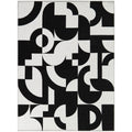 Laetitia - Abstract Modern Rug - Select Living Furniture - Rugs - Balta Rugs -  - 5' 3" x 7' -Charcoal C1535-360 - Laetitia - Abstract Modern Rug -