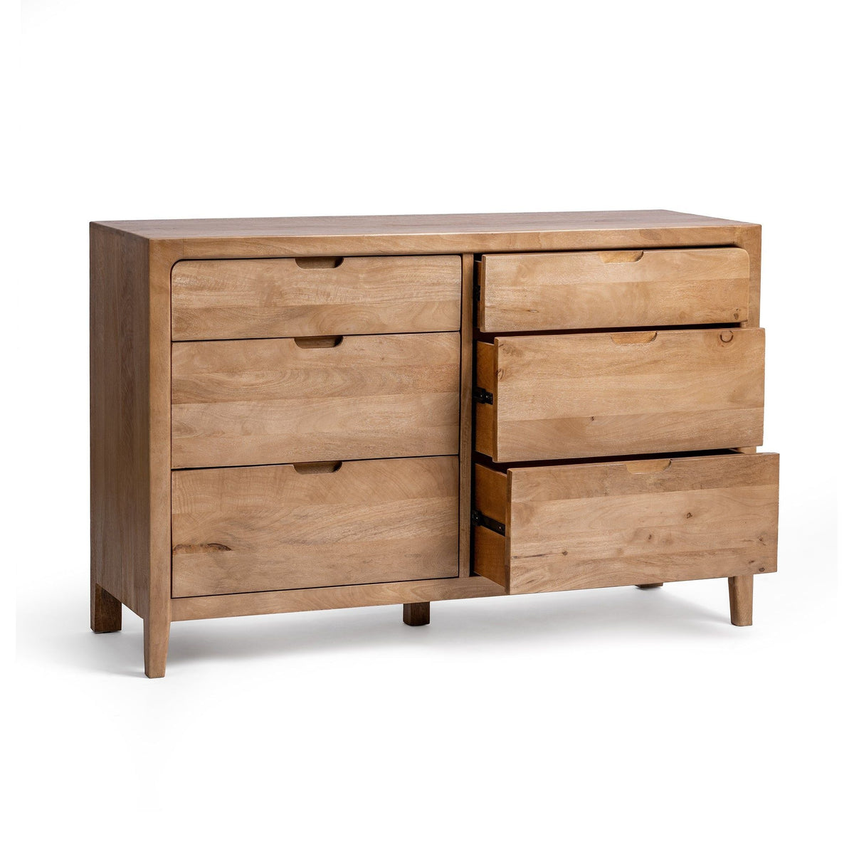 Laguna - 6 Drawer Dresser - Natural Maple - Select Living Furniture - Dressers - Classic Home - 54010258 - Laguna - 6 Drawer Dresser - Natural Maple -