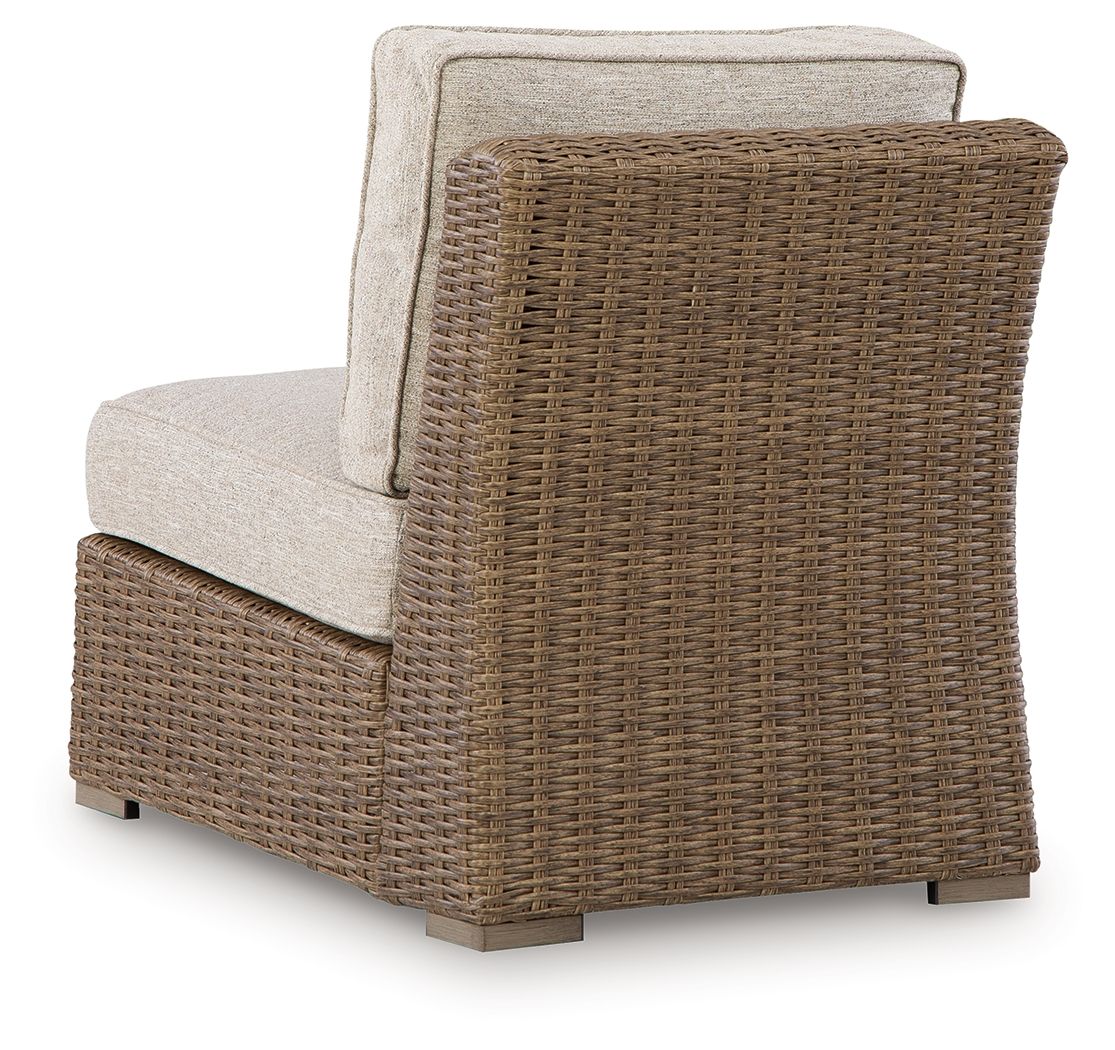 Laguna Heights - Armless Chair With Cushion - Beige - Select Living Furniture - Chairs - Signature Design by Ashley® - PCP790-846 - Laguna Heights - Armless Chair With Cushion - Beige -