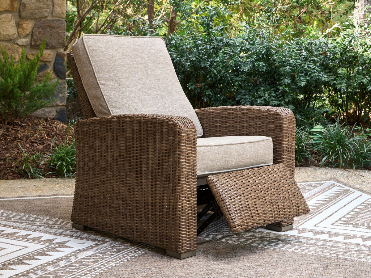 Laguna Heights - Recliner - Beige - Select Living Furniture - Arm Chairs - Signature Design by Ashley® - PCP790-825 - Laguna Heights - Recliner - Beige -