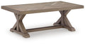 Laguna Heights - Rectangular Cocktail Table - Beige - Select Living Furniture - Coffee Tables - Signature Design by Ashley® - PCP790-701 - Laguna Heights - Rectangular Cocktail Table - Beige -