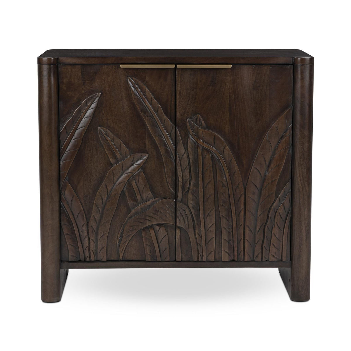 Ledro - 2 Door Cabinet - Select Living Furniture - Accent Cabinets - Classic Home - 52011018 - Dark Brown - Ledro - 2 Door Cabinet -