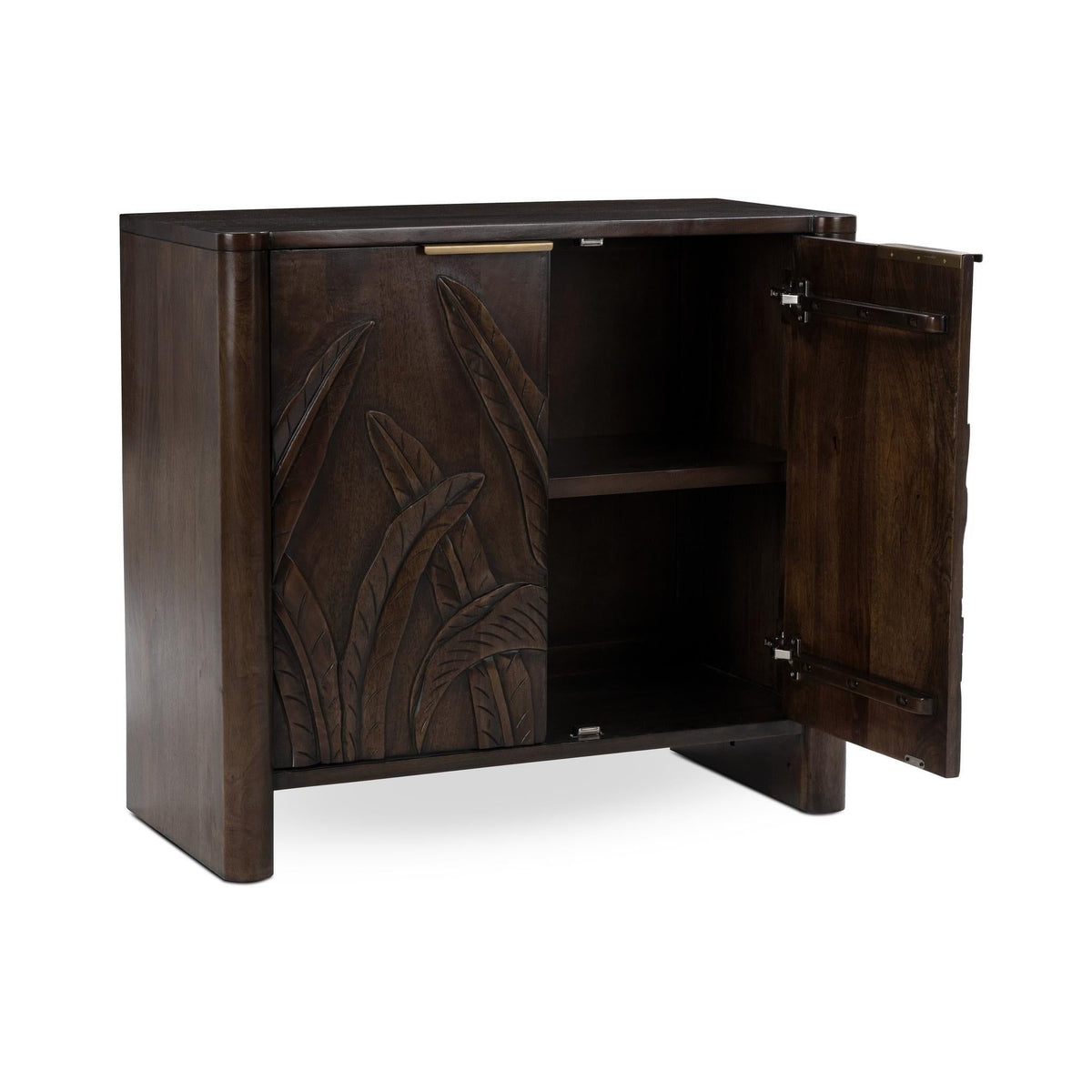 Ledro - 2 Door Cabinet - Select Living Furniture - Accent Cabinets - Classic Home - 52011018 - Dark Brown - Ledro - 2 Door Cabinet -