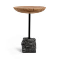 Linden - End Table - Natural / Black - Select Living Furniture - End Tables - Classic Home - 51005471 - Linden - End Table - Natural / Black -
