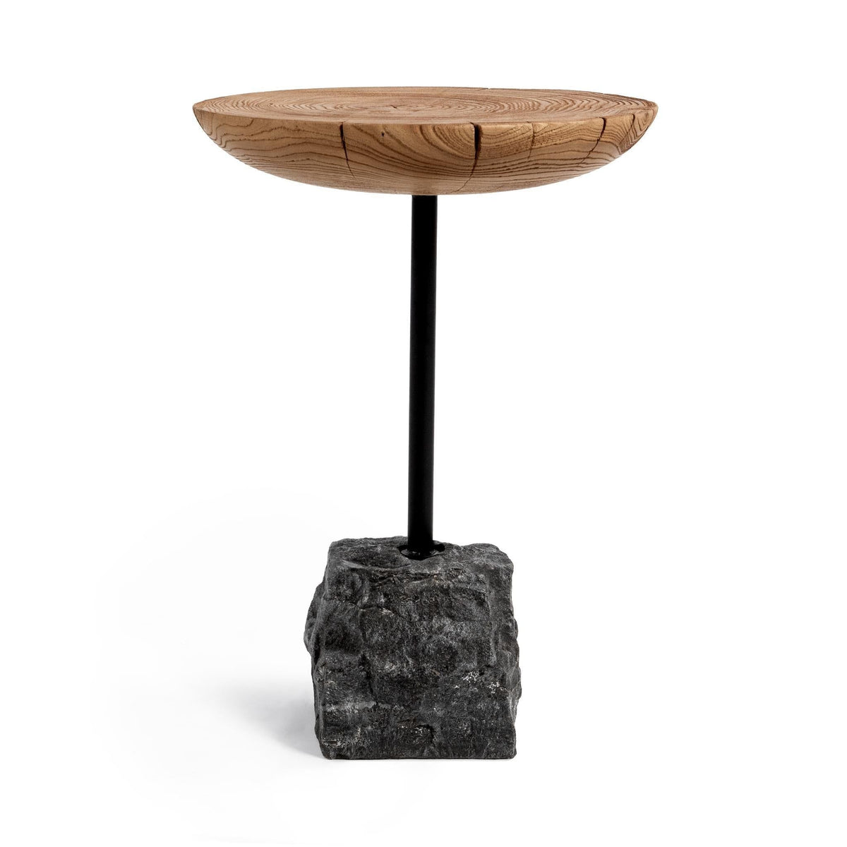 Linden - End Table - Natural / Black - Select Living Furniture - End Tables - Classic Home - 51005471 - Linden - End Table - Natural / Black -