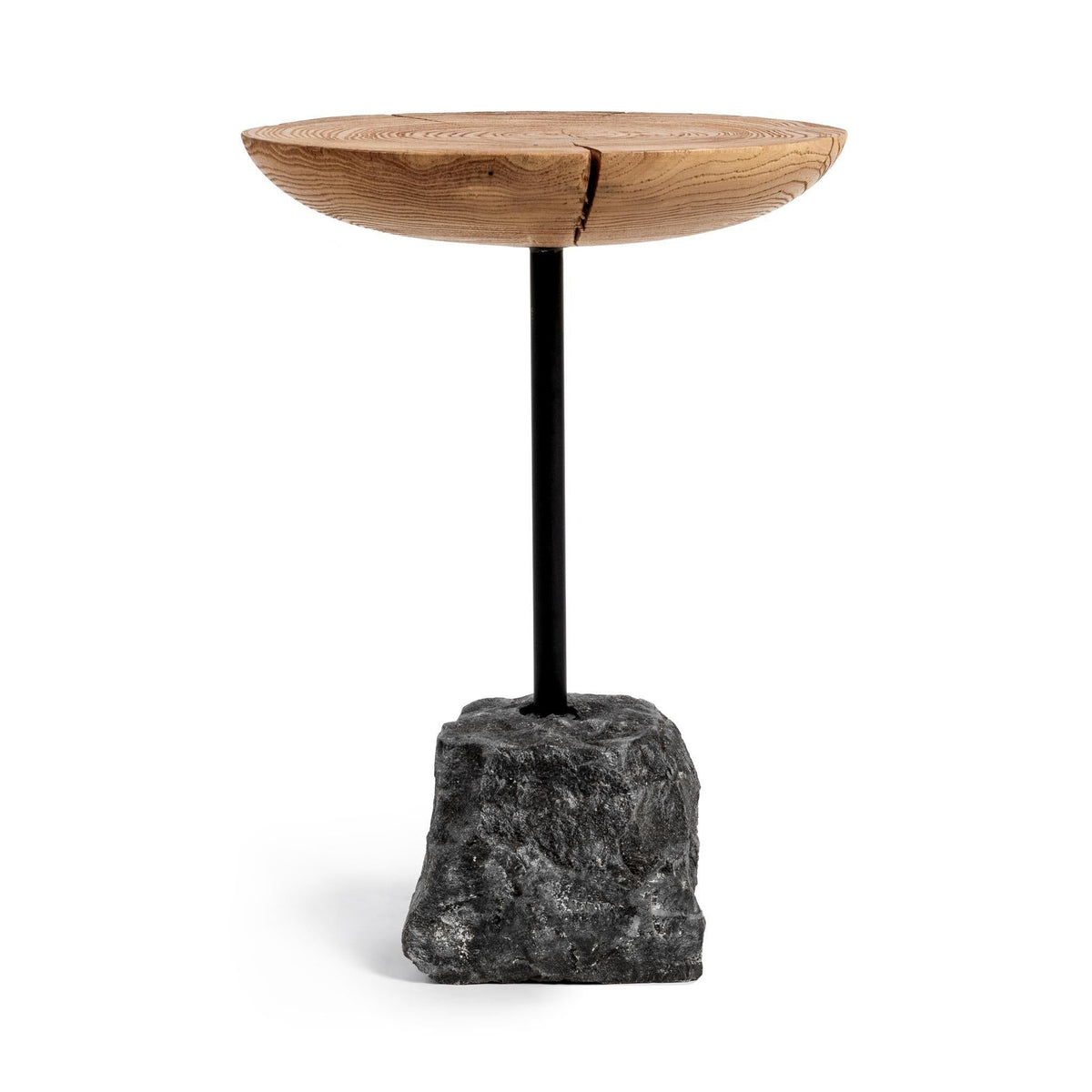 Linden - End Table - Natural / Black - Select Living Furniture - End Tables - Classic Home - 51005471 - Linden - End Table - Natural / Black -