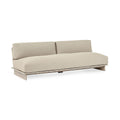 Livia - Teak Outdoor Sofa - Taupe - Select Living Furniture - Sofas - Classic Home - 53051647SF - Livia - Teak Outdoor Sofa - Taupe -