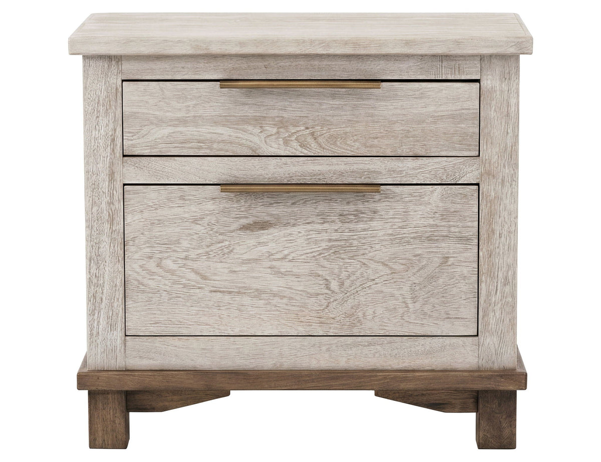 Loft - 2 Drawer Nightstand - Select Living Furniture - Accent Nightstands - IFD Group - IFD6441NTS - Dark Gray - Loft - 2 Drawer Nightstand -