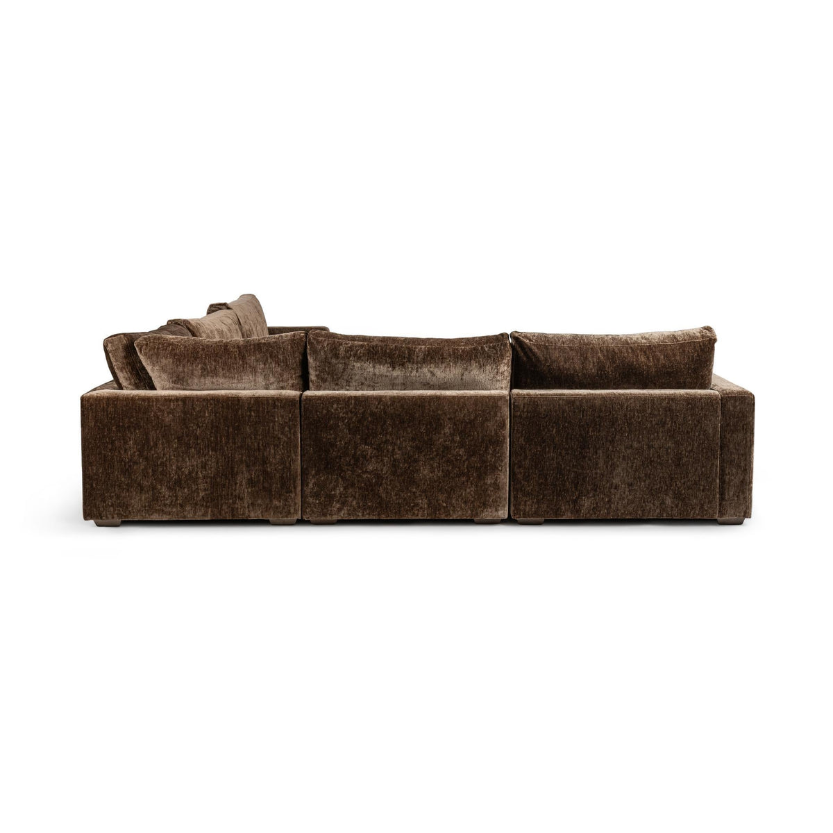 Ludwig - 5 Piece Sectional - Mossed Brown - Select Living Furniture - Stationary Sectionals - Classic Home - 4110SC52301 - Ludwig - 5 Piece Sectional - Mossed Brown -