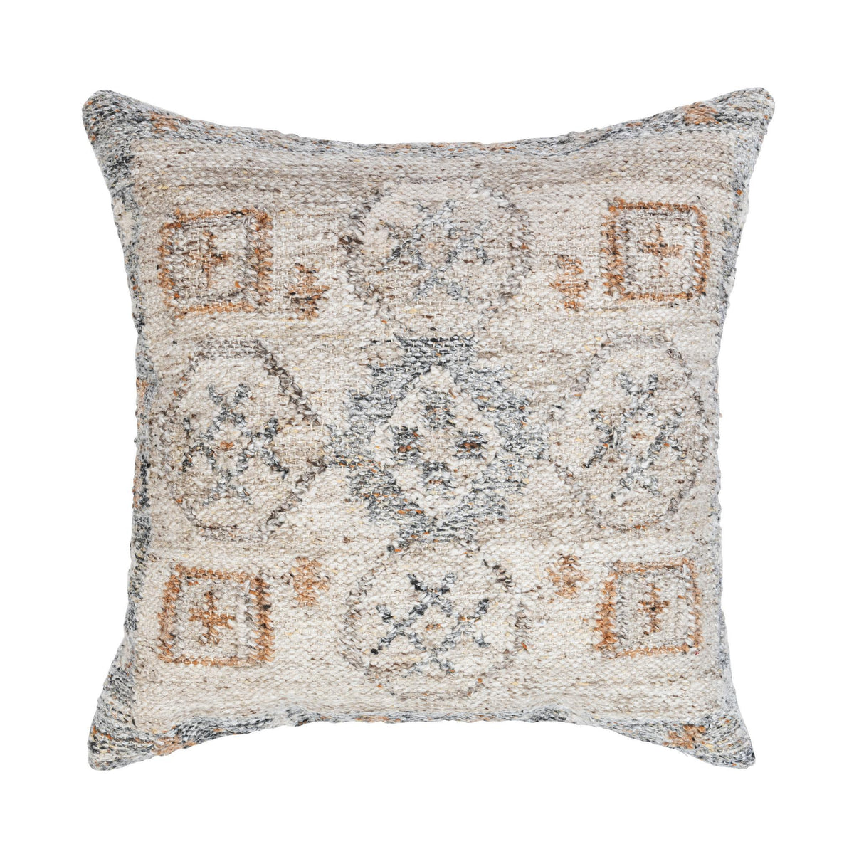 Luken - 22" x 22" Pillow - Gray Multi - Select Living Furniture - Accent Pillows - Villa - VO90001 - Luken - 22" x 22" Pillow - Gray Multi -