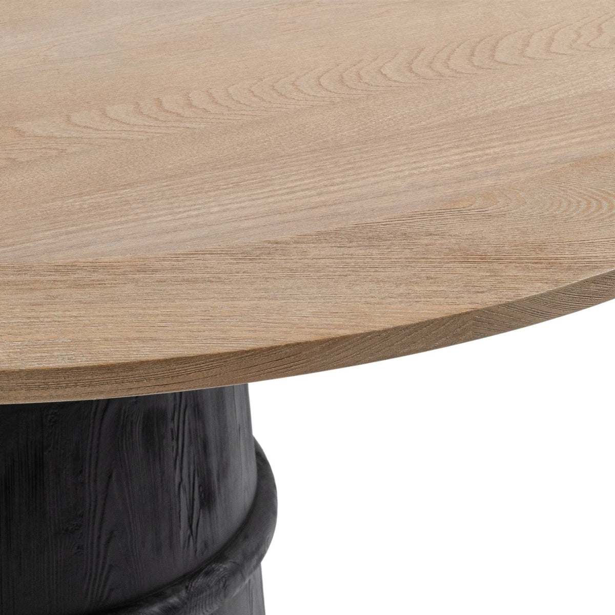 Lunen - 55" Round Dining Table - Soft Reef Noir - Select Living Furniture - Dining Tables - Classic Home - 51005543 - Lunen - 55" Round Dining Table - Soft Reef Noir -