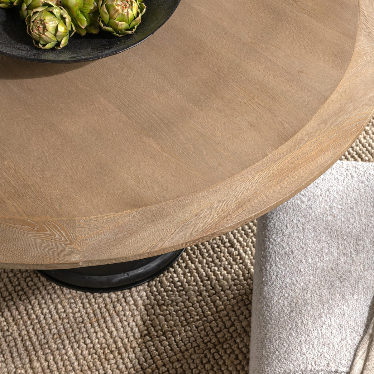 Lunen - 55" Round Dining Table - Soft Reef Noir - Select Living Furniture - Dining Tables - Classic Home - 51005543 - Lunen - 55" Round Dining Table - Soft Reef Noir -
