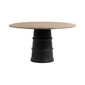 Lunen - 55" Round Dining Table - Soft Reef Noir - Select Living Furniture - Dining Tables - Classic Home - 51005543 - Lunen - 55" Round Dining Table - Soft Reef Noir -