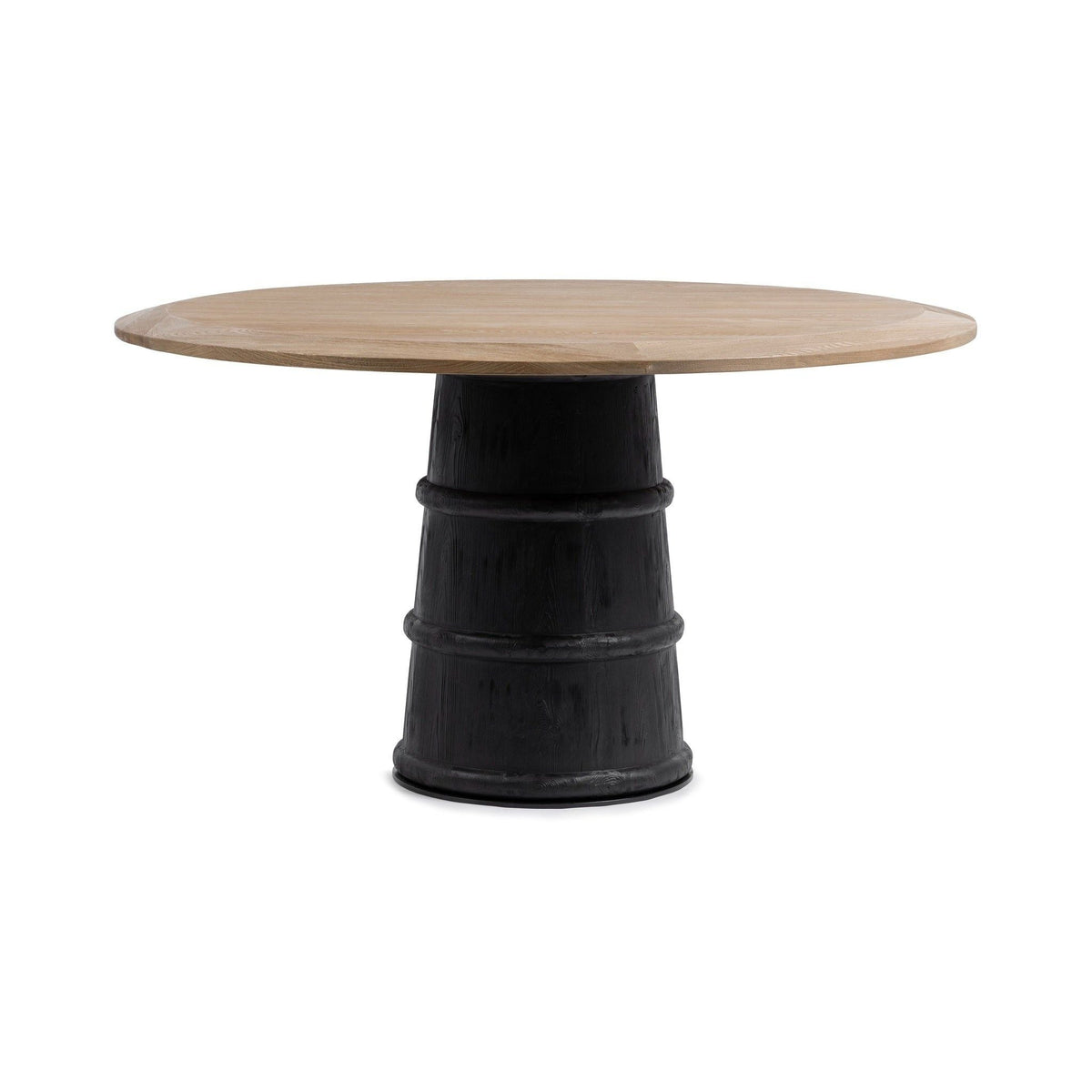 Lunen - 55" Round Dining Table - Soft Reef Noir - Select Living Furniture - Dining Tables - Classic Home - 51005543 - Lunen - 55" Round Dining Table - Soft Reef Noir -