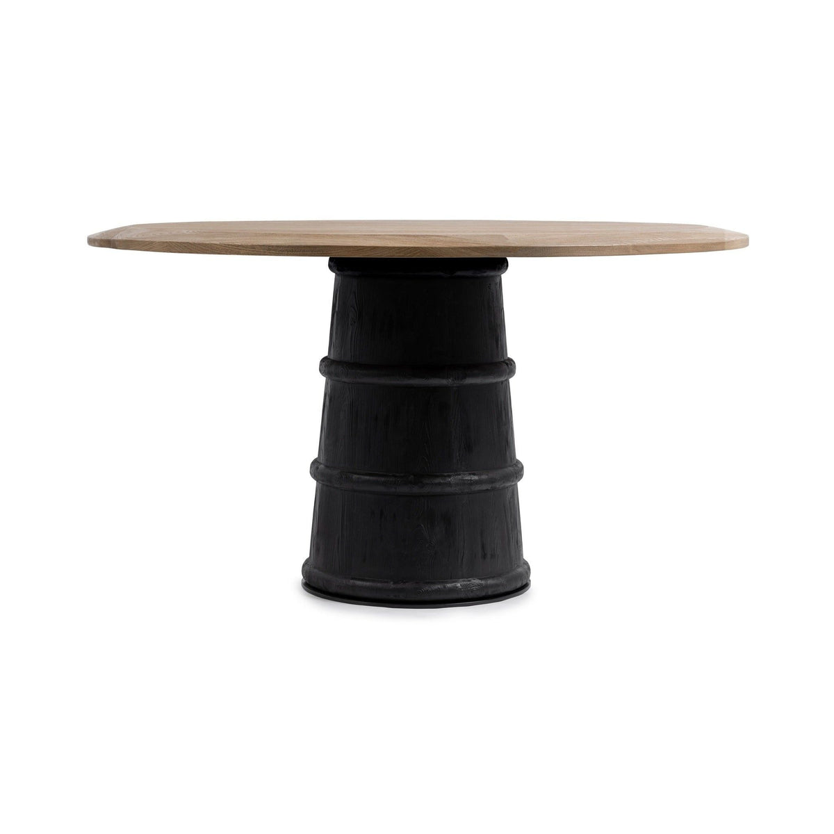 Lunen - 55" Round Dining Table - Soft Reef Noir - Select Living Furniture - Dining Tables - Classic Home - 51005543 - Lunen - 55" Round Dining Table - Soft Reef Noir -
