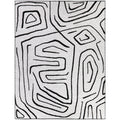 Lux - Abstract Modern Rug - Select Living Furniture - Rugs - Balta Rugs -  - 5' 3" x 7' -White C1534-360 - Lux - Abstract Modern Rug -