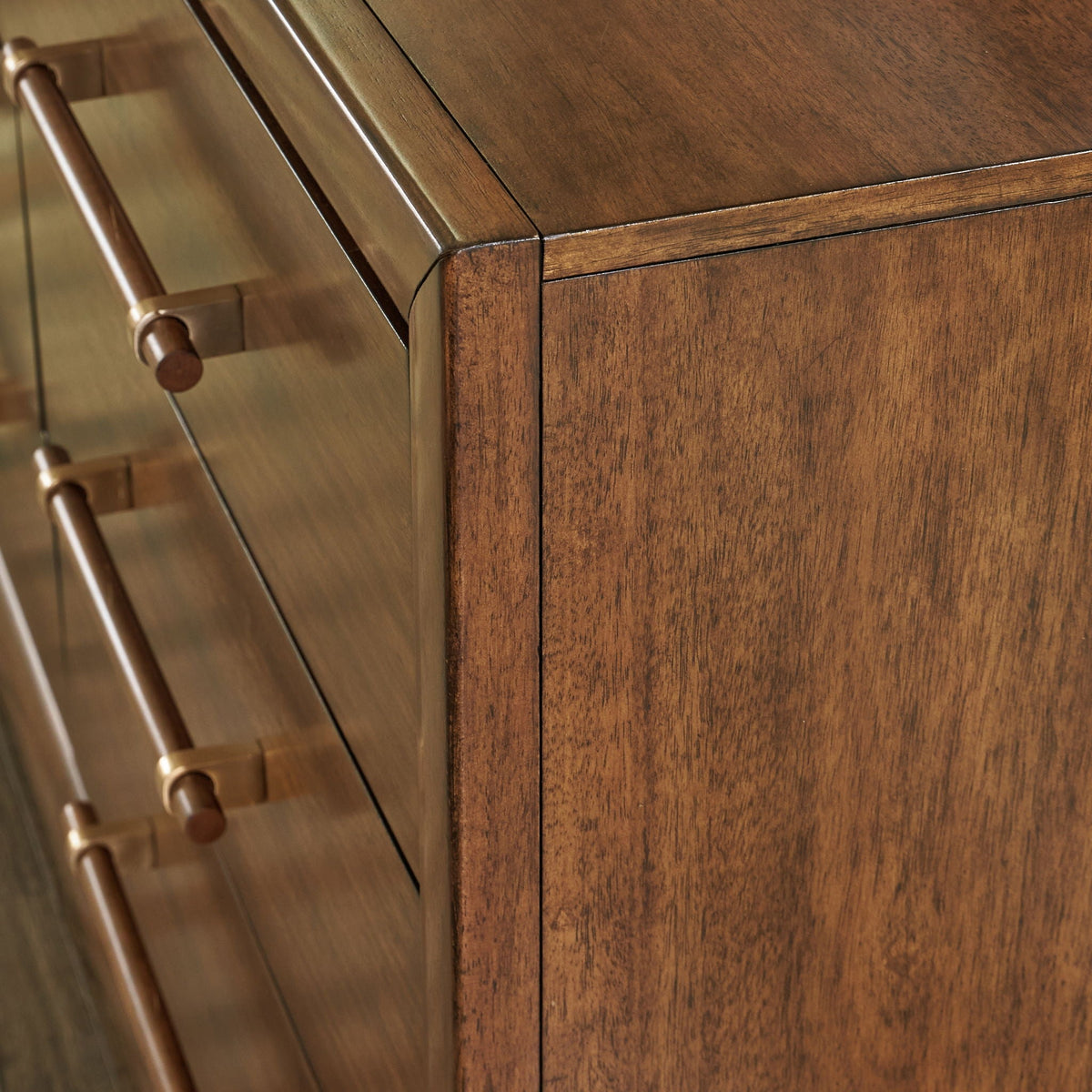 Lyncott - Dresser And Mirror - Brown - Select Living Furniture - Dresser & Mirror - Signature Design by Ashley® - B615B1 - Lyncott - Dresser And Mirror - Brown -
