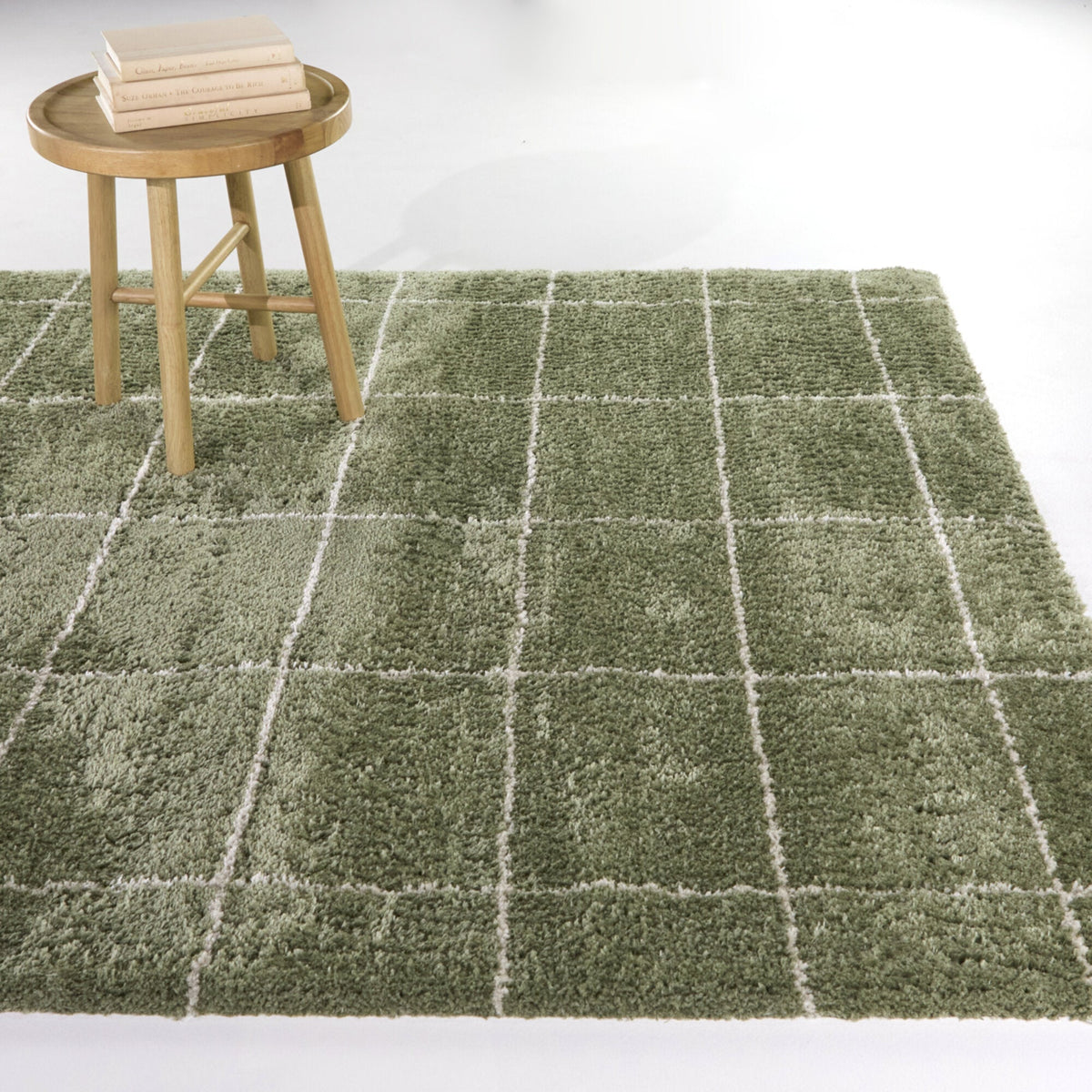 Maestas - Modern Geometric Rug - Select Living Furniture - Rugs - Balta Rugs -  - 5' 3" x 7' -Green 67756-641 - Maestas - Modern Geometric Rug -