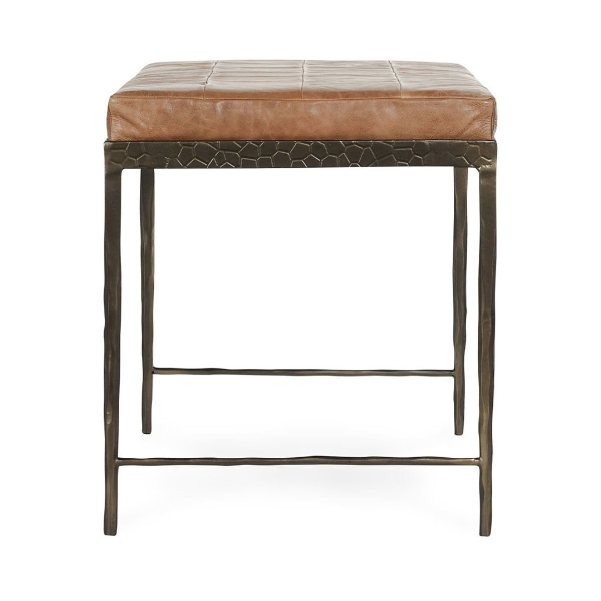 Malo - 28" Leather Bench - Select Living Furniture - Upholstered Benches - Classic Home - 53002014 - Cocoa Brown - Malo - 28" Leather Bench -