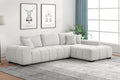 Manhattan Sectional - Select Living Furniture - Stationary Sectionals - Happy Homes -  - Chalk - Manhattan Sectional -