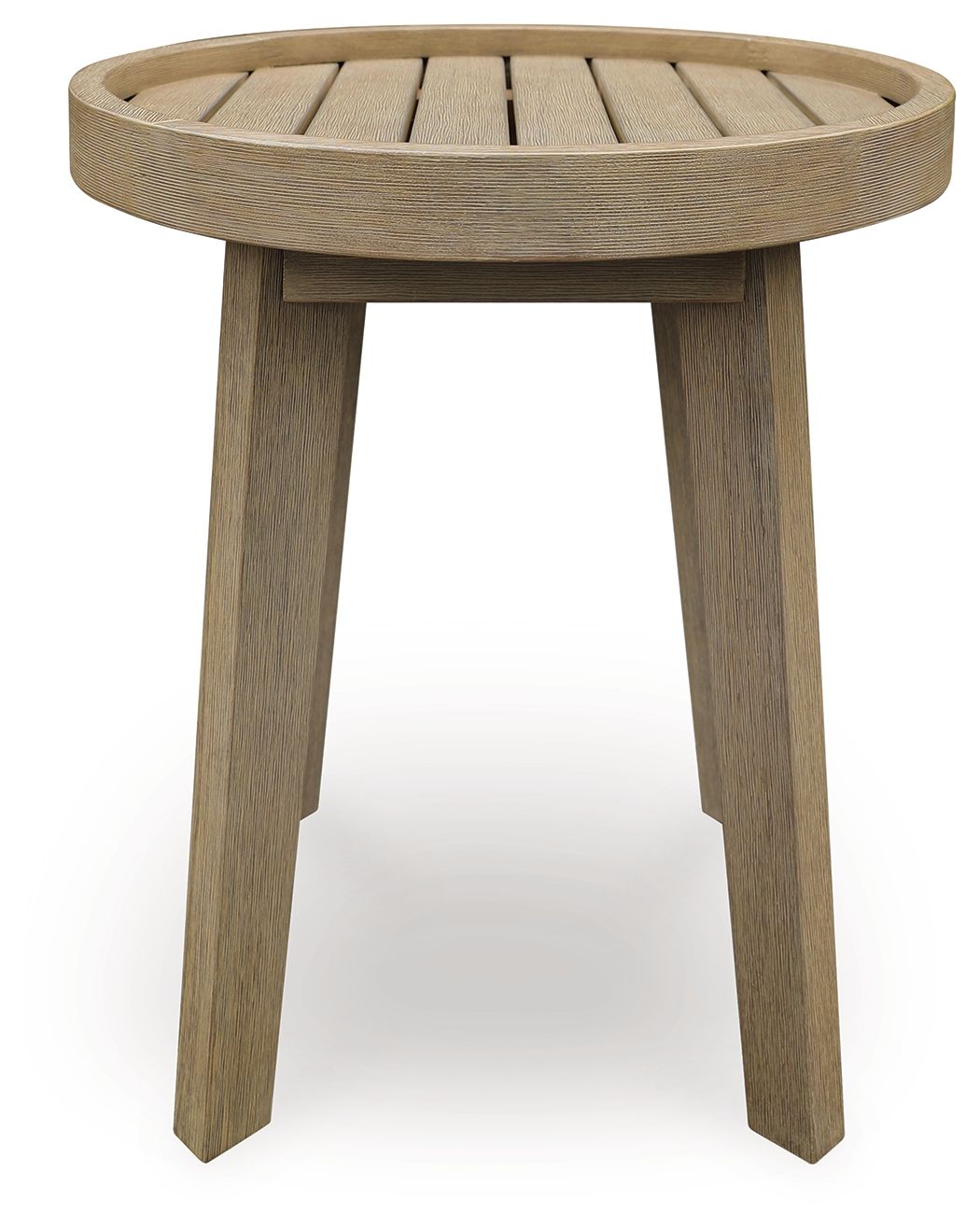 Marina Sun - Round End Table - Beige - Select Living Furniture - End Tables - Signature Design by Ashley® - PCP204-706 - Marina Sun - Round End Table - Beige -