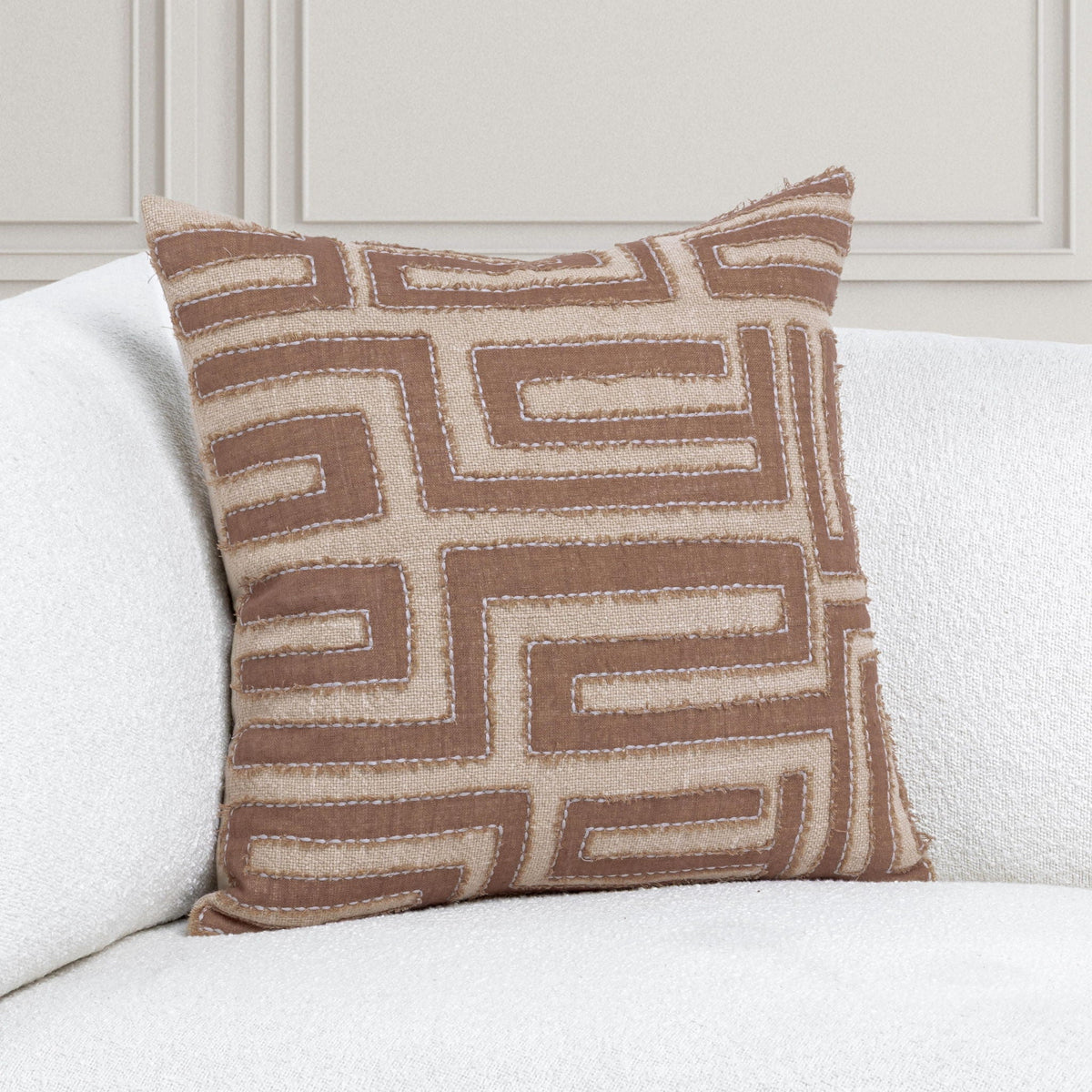 Mateo - VC Pillow - Select Living Furniture - Accent Pillows - Villa - V320051 - Sepia Brown -20" x 14" - Mateo - VC Pillow -