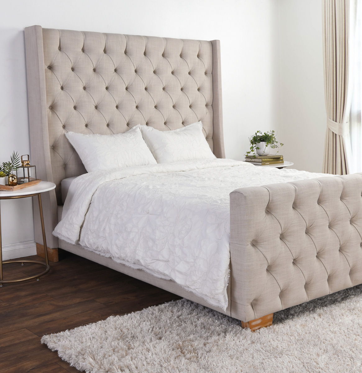 Matira - Comforter - Select Living Furniture - Comforters & Sets - Villa - SS10465 - Antique Cream -Queen - Matira - Comforter -