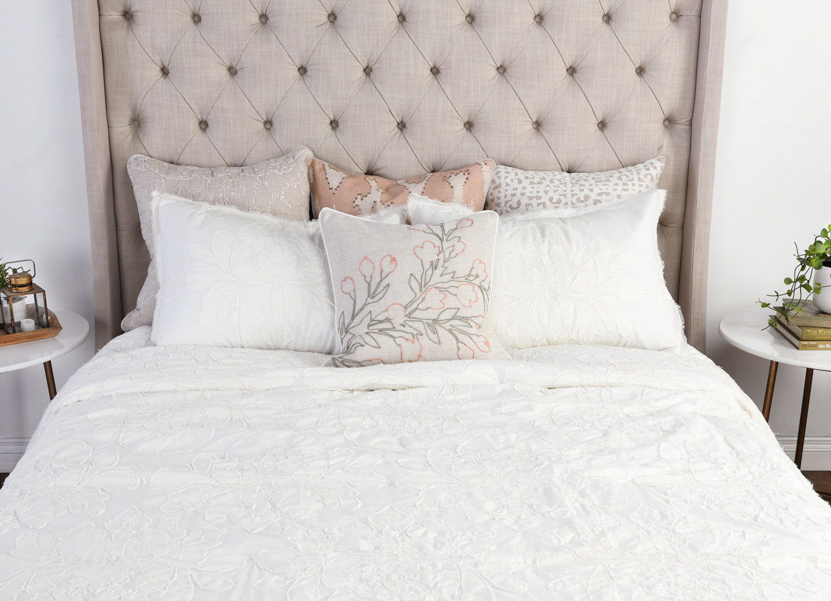 Matira - Comforter - Select Living Furniture - Comforters & Sets - Villa - SS10465 - Antique Cream -Queen - Matira - Comforter -