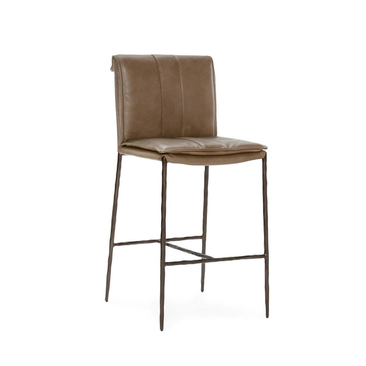 Mayer - Bar Stool - Select Living Furniture - Bar Height (28"-30") - Classic Home - 53004334 - Tan -Counter Height (24"-27") - Mayer - Bar Stool -