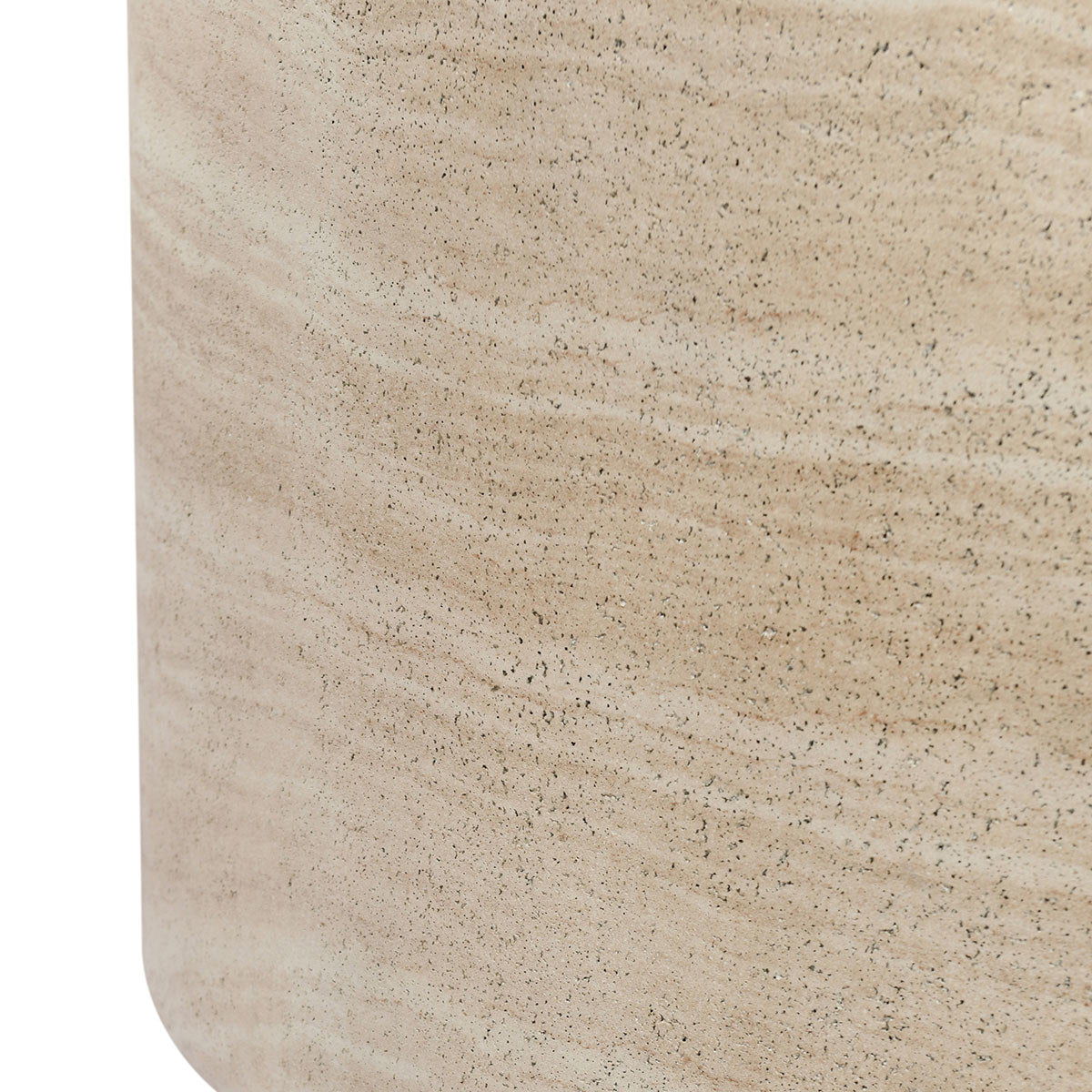 Mckenna - Outdoor Concrete Round Table - Select Living Furniture - Coffee Tables - Classic Home - 51031625 - Travertine -End Tables - Mckenna - Outdoor Concrete Round Table -