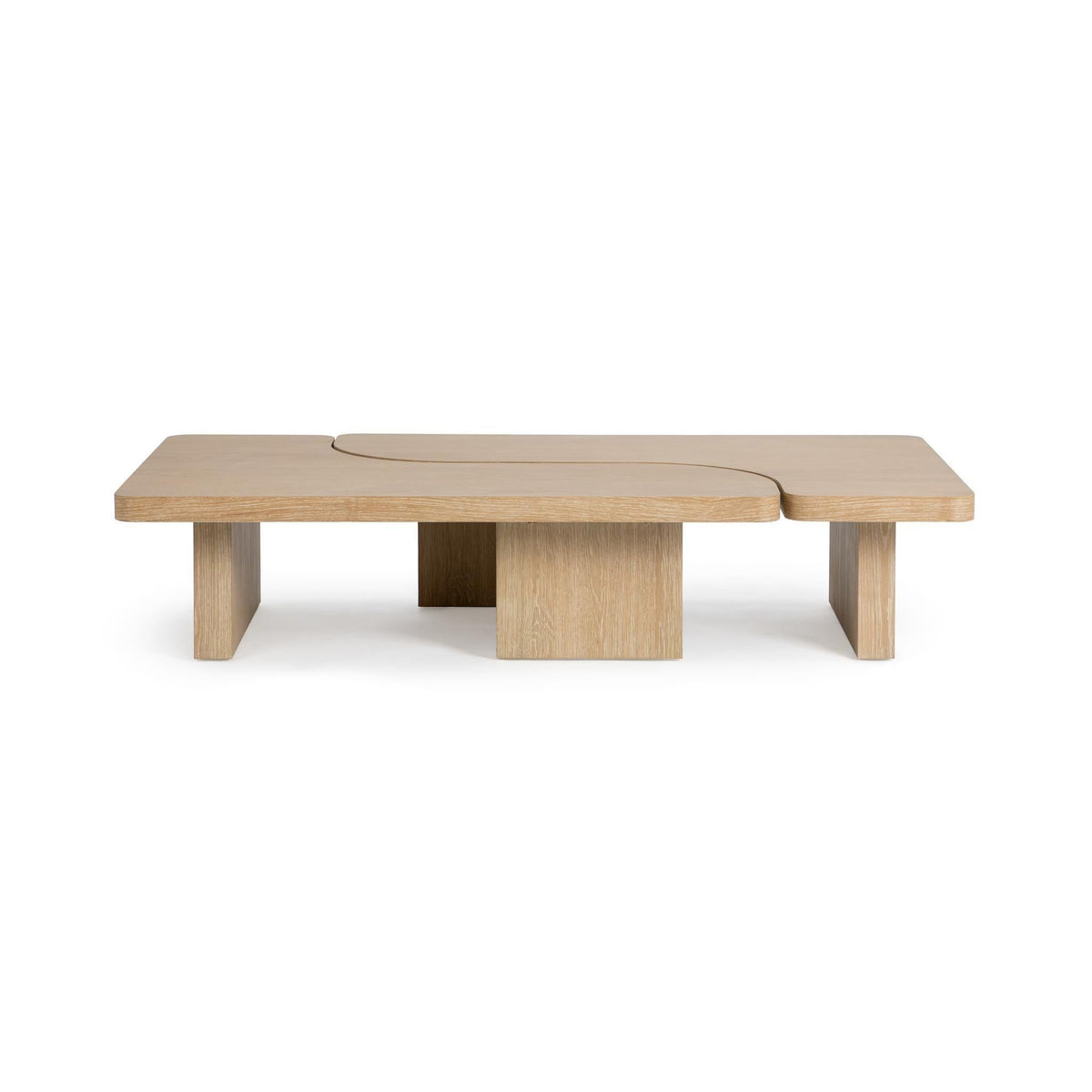 Melina - Coffee Table - Select Living Furniture - Coffee Tables - Classic Home - 51031866 - Coastal Drift -71"W x 35"D x 15"H - Melina - Coffee Table -