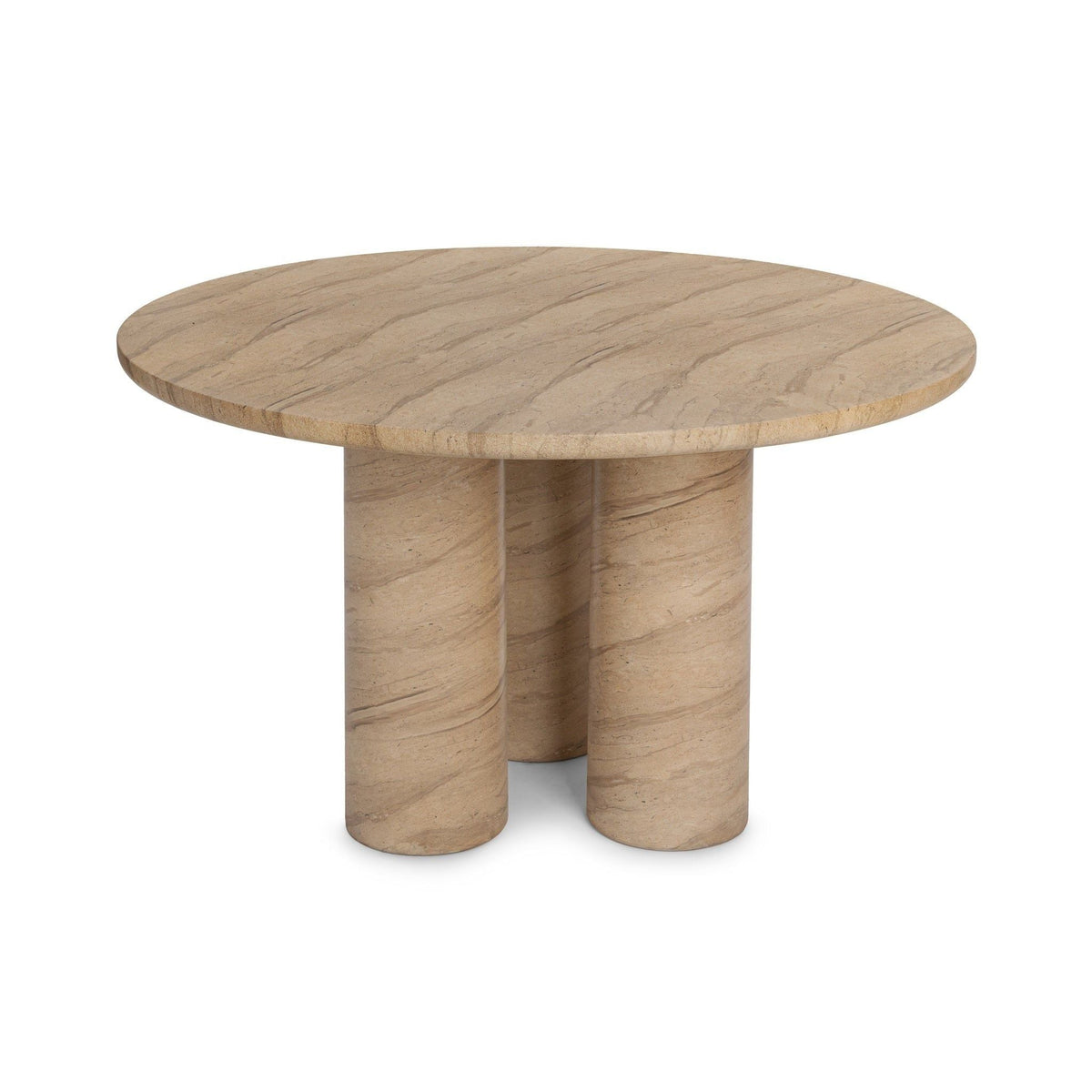 Niva - 47" Outdoor Round Dining Table - Beige - Select Living Furniture - Dining Tables - Classic Home - 51031826 - Niva - 47" Outdoor Round Dining Table - Beige -