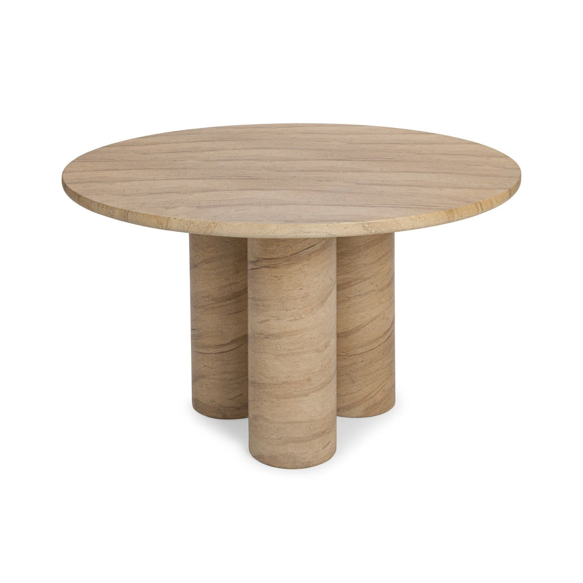 Niva - 47" Outdoor Round Dining Table - Beige - Select Living Furniture - Dining Tables - Classic Home - 51031826 - Niva - 47" Outdoor Round Dining Table - Beige -