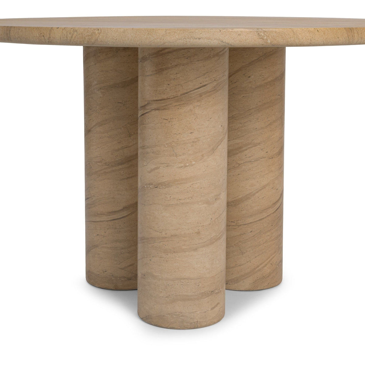 Niva - 47" Outdoor Round Dining Table - Beige - Select Living Furniture - Dining Tables - Classic Home - 51031826 - Niva - 47" Outdoor Round Dining Table - Beige -