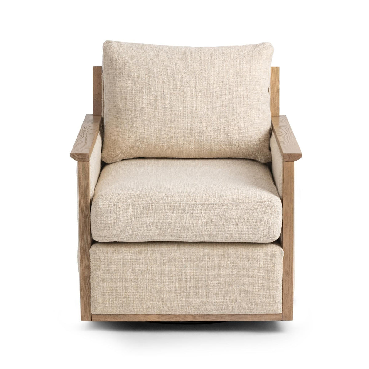 Norman - Swivel Accent Chair - Select Living Furniture - Swivel Chairs - Classic Home - 53004718 - Natural - Norman - Swivel Accent Chair -