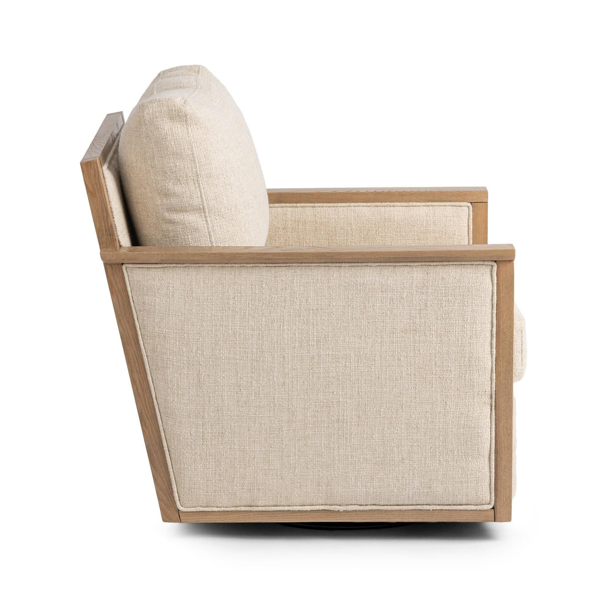 Norman - Swivel Accent Chair - Select Living Furniture - Swivel Chairs - Classic Home - 53004718 - Natural - Norman - Swivel Accent Chair -