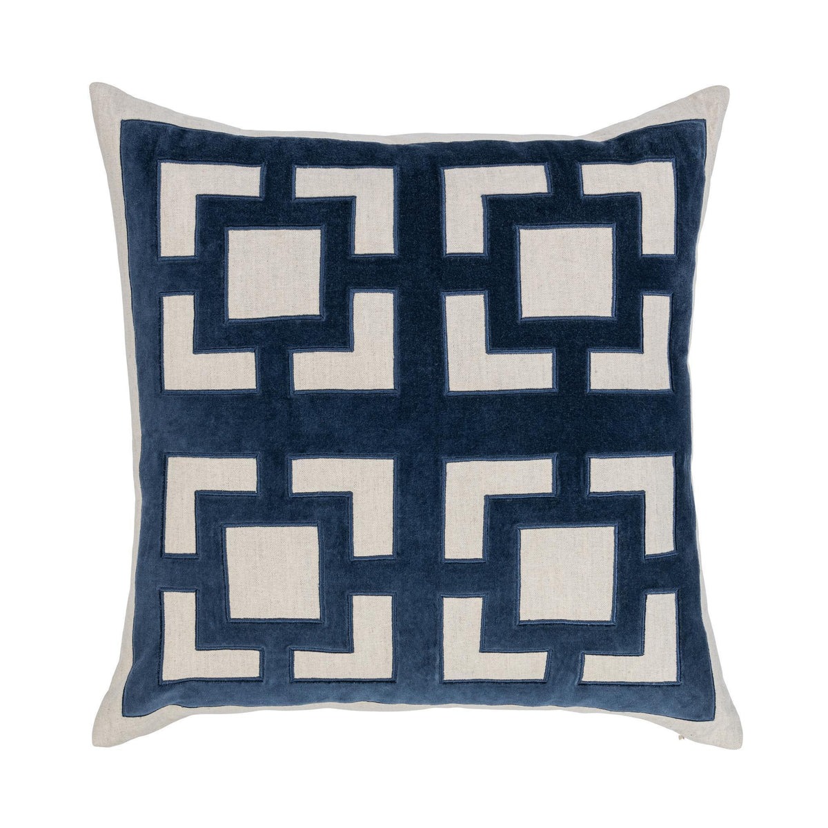 Novel Estate - 22" x 22" NV Corbin Pillow - Navy Blue - Select Living Furniture - Accent Pillows - Villa - V310077 - Novel Estate - 22" x 22" NV Corbin Pillow - Navy Blue -