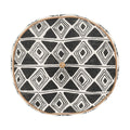 Nubia - 18" Round Pillow - Black / White - Select Living Furniture - Accent Pillows - Villa - V300075 - Nubia - 18" Round Pillow - Black / White -