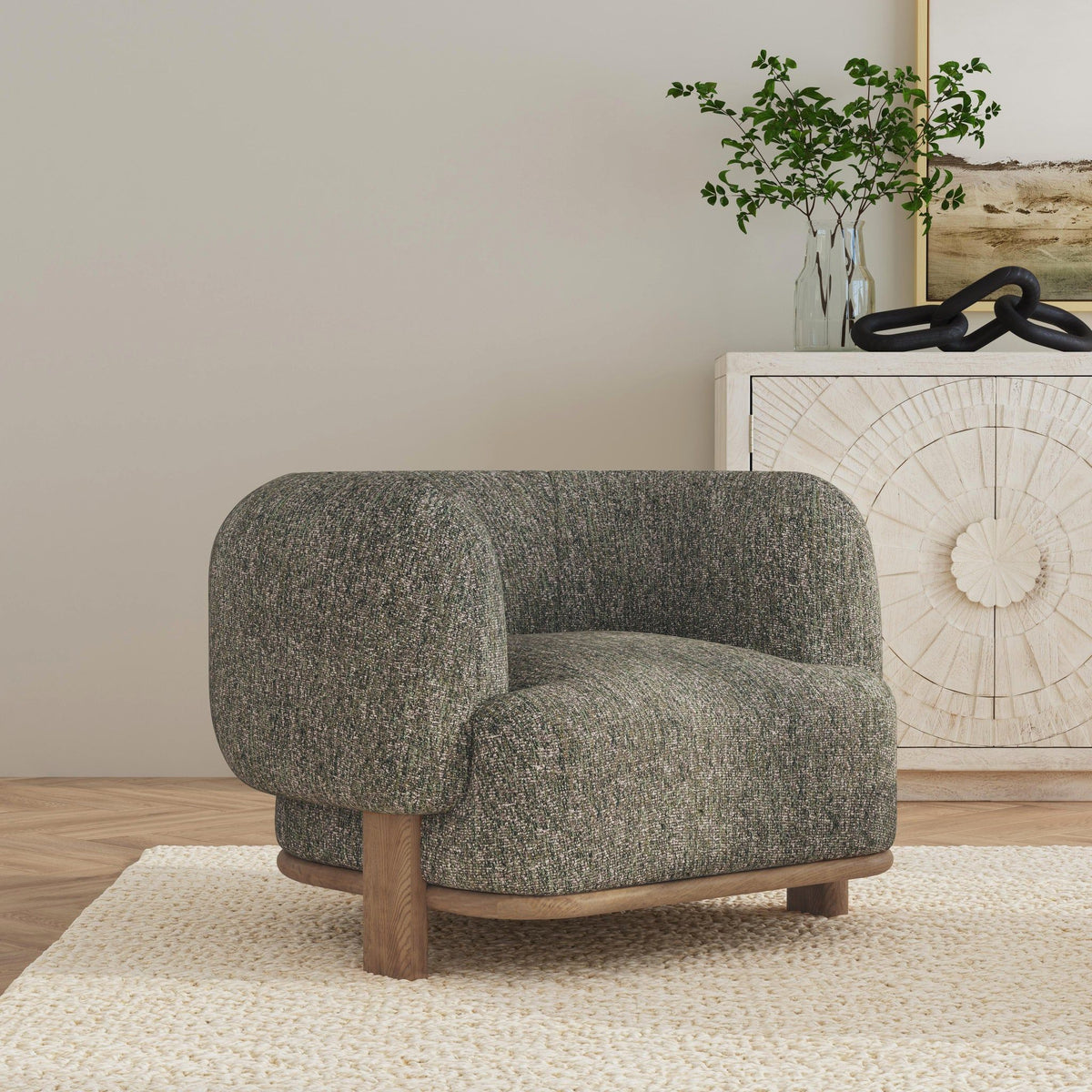 Pasadena - Accent Chair - Select Living Furniture - Arm Chairs - Classic Home - 53004792 - Green - Pasadena - Accent Chair -