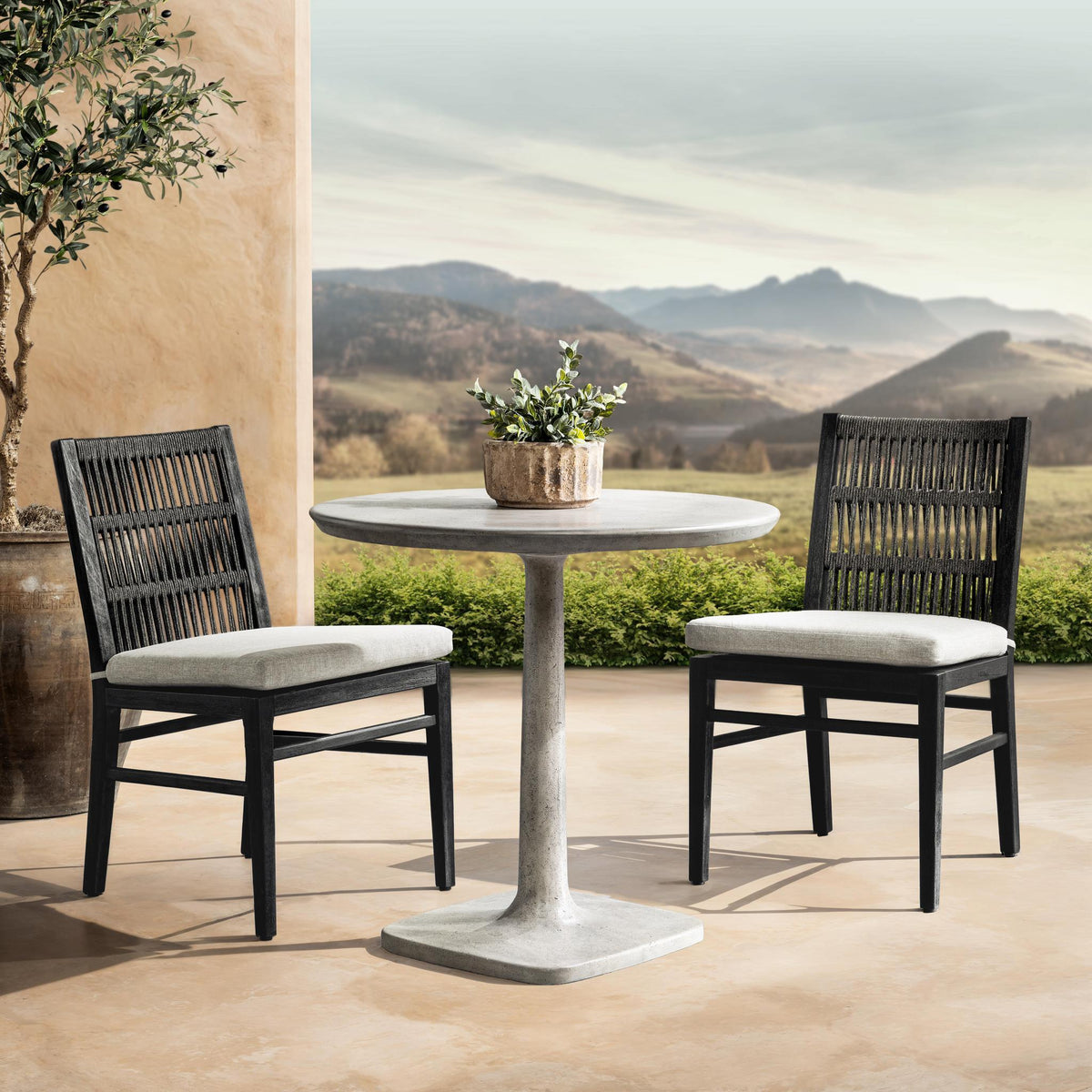 Paulina - Outdoor Dining Table - Select Living Furniture - Bistro Tables - Classic Home - 51031822 - Light Gray -Bistro Tables - Paulina - Outdoor Dining Table -