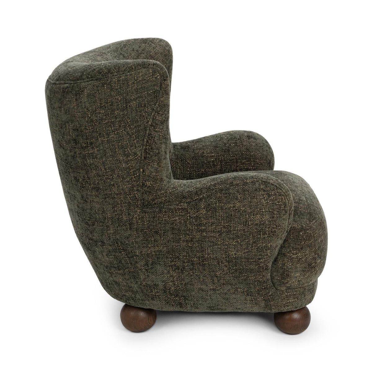 Penelope - Accent Chair - Select Living Furniture - Wingback Chairs - Classic Home - 53006659 - Mushroom Taupe - Penelope - Accent Chair -
