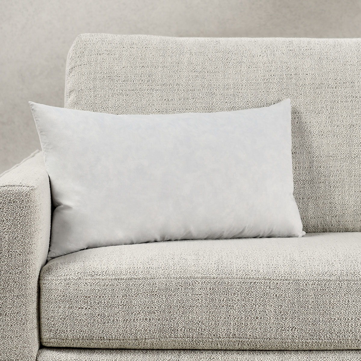Pillow Inserts - Feather Down Insert For Pillow - Select Living Furniture - Accent Pillows - Villa - VI15X27 - White -27" x 15" - Pillow Inserts - Feather Down Insert For Pillow -