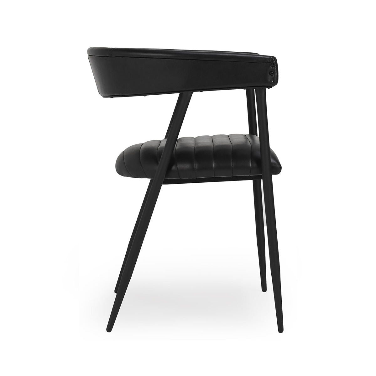 Preston - Dining Chair - Select Living Furniture - Arm Chairs - Classic Home - 53001985 - Black - Preston - Dining Chair -