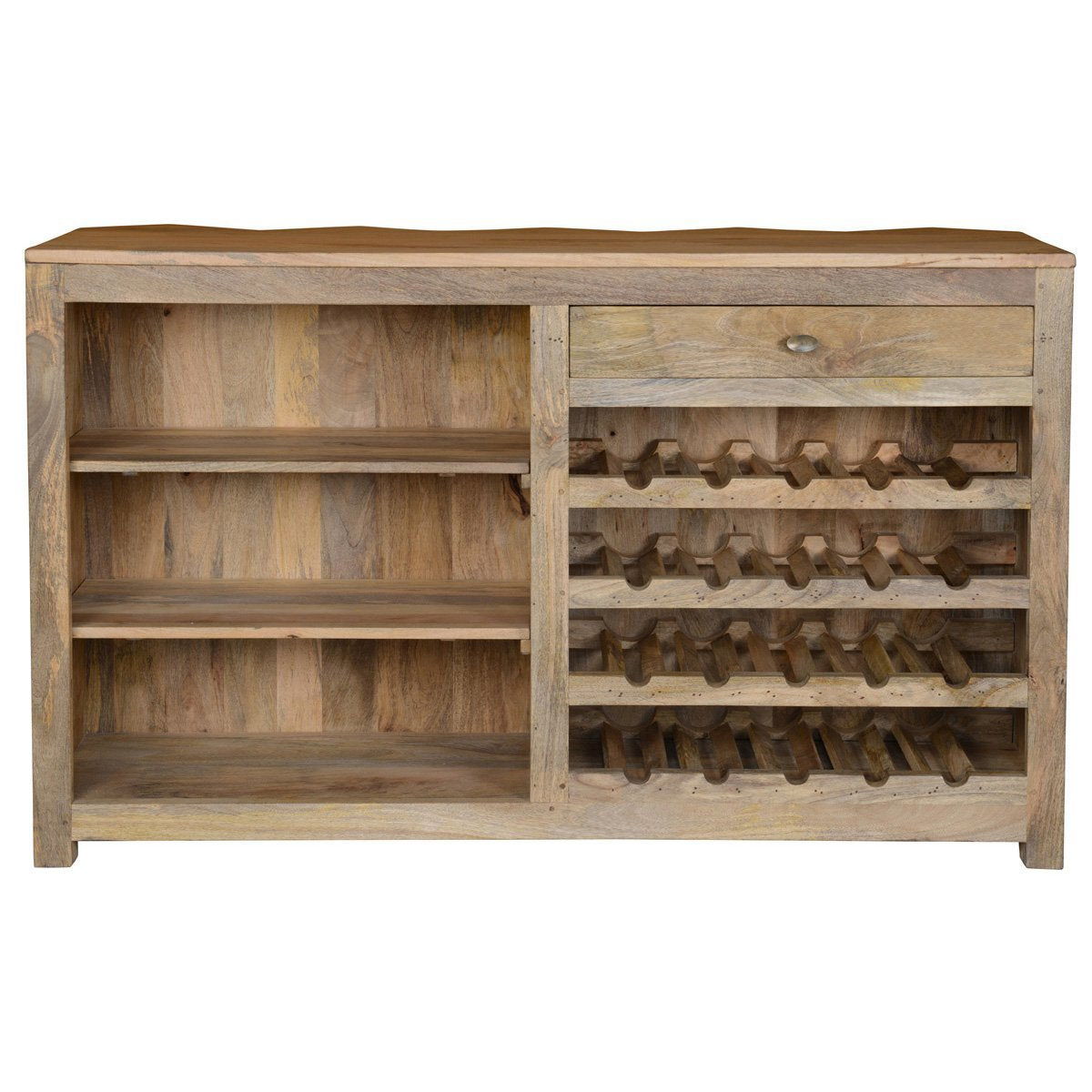 Prism - Bar Cabinet - Select Living Furniture - Wine Cabinets - Classic Home - 52010372 - Natural - Prism - Bar Cabinet -