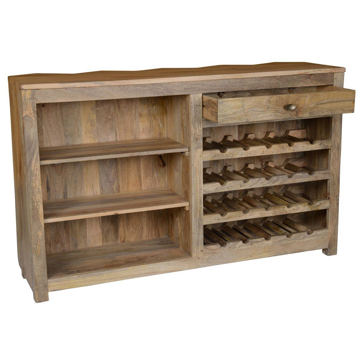 Prism - Bar Cabinet - Select Living Furniture - Wine Cabinets - Classic Home - 52010372 - Natural - Prism - Bar Cabinet -