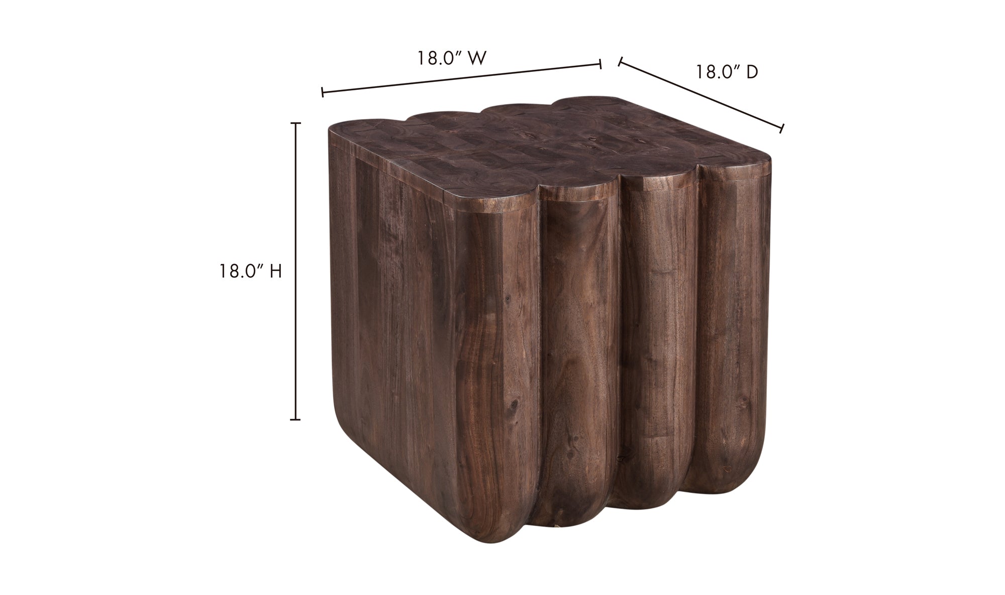 Punyo Punyo Accent Table - Select Living Furniture - Accent Table - Moe's Home Collection - Espresso Brown - Punyo Punyo Accent Table - 